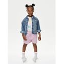 Marks amp Spencer Girls Cotton Hybrid Shorts