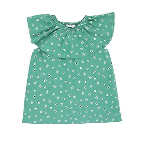 Marks Spencer Girls Floral Viscose Round