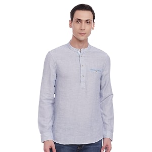 Marks Spencer Mens Self Design Linen