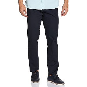 Marks Spencer Mens Solid Mid Rise