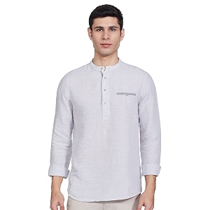 Marks Spencer Mens Self Design Linen