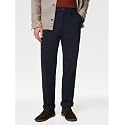 Marks amp Spencer Mens Solid Mid Rise