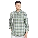 Marks amp Spencer Mens Checkered Cotton Collared