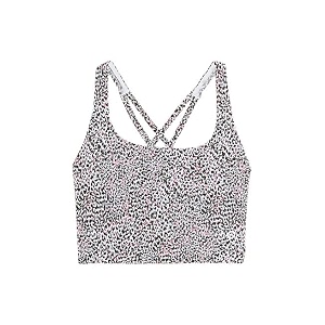 marks amp spencer goodmove womens printed polyester blend scoop neck regular fit crop top