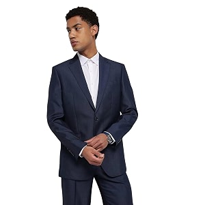 Marks Spencer Slim Fit Lapel Collar