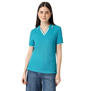 Marks Spencer Womens Cotton Striped Regular
