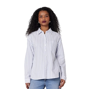Marks Spencer Women Pure Cotton Striped