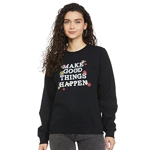 Marks Spencer Womens Slogan Printed Cotton
