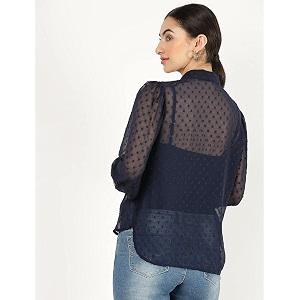 Marks Spencer Womens Self Design Polyester