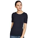 Marks amp Spencer Womens Solid Cotton Crew