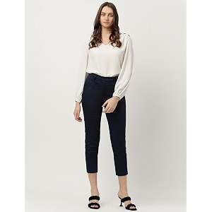 Marks Spencer Womens Solid Mid Rise