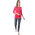 Marks & Spencer Womens Solid Slim Fit T-Shirt