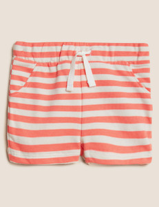 marks  spencer short for baby boys casual striped cotton blend
