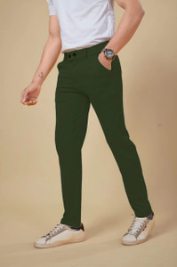 Marmic Fab Men Comfort Fit Green Lycra