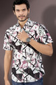 Marmic Fab Men Comfort Fit Printed Mandarin