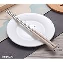 MARMIX Chopsticks - Floral 1 Pair - Resuable Eco-Friendly Stainless Steel