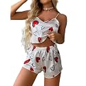 Satin Flare Sexy Pajama SetSilk Night Dress