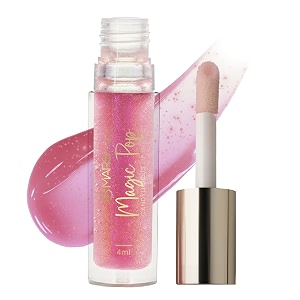 mars candylicious sheer lip gloss for women  hydrating amp high shine  lightweight  non-sticky  enriched with vitamin-e hyaluronic acid amp avocado ester 40ml 09-magic pop