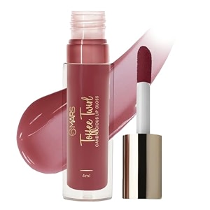 mars candylicious sheer lip gloss for women  hydrating amp high shine  lightweight  non-sticky  enriched with vitamin-e hyaluronic acid amp avocado ester 40ml 11-toffee twirl