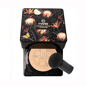mars chamomile cushion full foundation with applicator  dewy finish amp easy to blend nourishing foundation for face makeup 20g shade-02for all