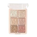 MARS Glowzilla 6 Colour Highlighter Palette | Ultra Blendable &amp; Long Lasting | Blinding Glow (12.0gm) (Shade-02)