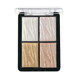 mars glowzilla 6 colour highlighter palette  ultra blendable amp long lasting  blinding glow 120gm shade-01