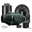MARS HYDRO iFresh 4" Grow Tent Exhaust Fan kit with RJ12 Speed Controller