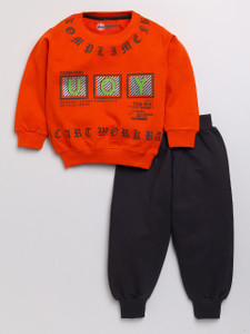 mars infiniti boys  girls casual sweatshirt track pants red