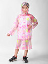 Mars Infiniti Graphic Print Girls Raincoat