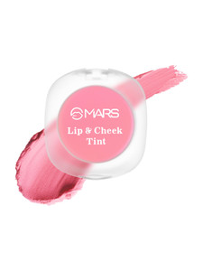 mars lip  cheek tint for bold pop color  demi matte finish  dual function