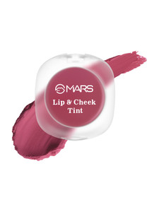 mars lip  cheek tint for bold pop color  demi matte finish  dual function