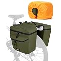 Marscamd Bike Panniers Bag with a Rain Cover, 35L Rear Rack Saddle Bag