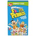 Marshmallow Fruity PEBBLES Breakfast Cereal, Gluten Free, Box, 18 Ounce (Pack of 6)
