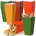 Marspark 24 Pcs Fall Popcorn Boxes Thanksgiving Popcorn Containers