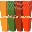 Marspark 48 Pcs Fall Popcorn Boxes Thanksgiving Popcorn Containers