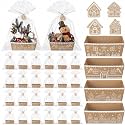 Marspark 72pcs Christmas Gift Baskets Empty to Fill Bulk, Empty Gift Basket
