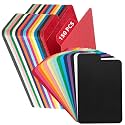 Marspark Card Dividers for Storage Box, 150 Pcs, 15 Colors