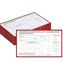 Marspark Pack of 100 Hazardous Waste Adhesive Labels Bulk
