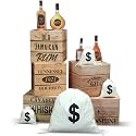 Marsui 13 Pcs Roaring 20s Party Decorations Speakeasy Backdrop, Light Color
