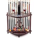 Marsui Pool Cue Holder Rack Hold 12 Sticks & Billiard Table Accessories
