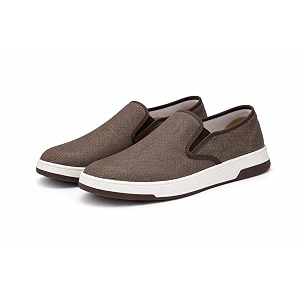 Marswalk Mens Casual Slip-On Shoes Blue Canvas
