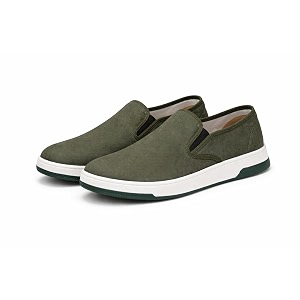 Marswalk Mens Casual Slip-On Shoes Blue Canvas