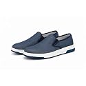 Marswalk Men39s Casual Slip-On Shoes Blue Canvas