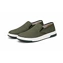 Marswalk Men39s Casual Slip-On Shoes Blue Canvas