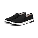 Marswalk Men39s Casual Slip-On Shoes Blue Canvas