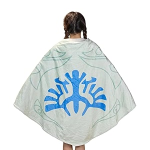 zelda plush glider style blanket cloak cosplay prop l60 inch w43 inch light gray large