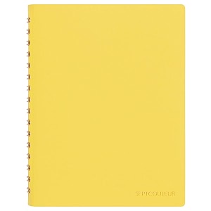 maruman septcouleur notebook a6 3mm grid 100 sheets  200 pages sunny yellow n769-04 made in japan