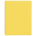 Maruman SEPTCOULEUR Notebook (A6), 3mm Grid, 100 Sheets / 200 Pages, Sunny Yellow, (N769-04) Made in Japan.