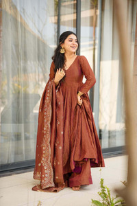 Maruti Creation Women Kurta Palazzo Dupatta Set