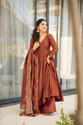 Maruti Creation Women Kurta Palazzo Dupatta Set